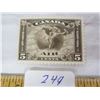 Image 1 : 5 Cent 1930's Canadian Airmail Stamp Mint Never Used