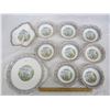Image 3 : Royal Albert Silver Birch Cream , Sugar, Tray ,Bowls ,Salt ,Pepper Ect.
