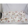 Image 1 : 8 Royal Albert American Beauty Dinner Plates 10 ¼ inches