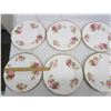 Image 2 : 8 Royal Albert American Beauty Dinner Plates 10 ¼ inches
