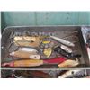 Image 2 : Antique Fishing Tackle Box with Lures and Some Wooden Plugs