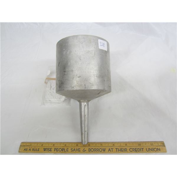 Rare Coleman No.  1A Large Aluminum Funnel