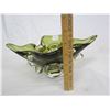 Image 2 : Green Unmarked Chalet Art Glass Bowl Good Condition No Chips