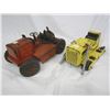 Image 1 : Vintage Ny-Lynt Tractor and Tonka Dozer for Parts