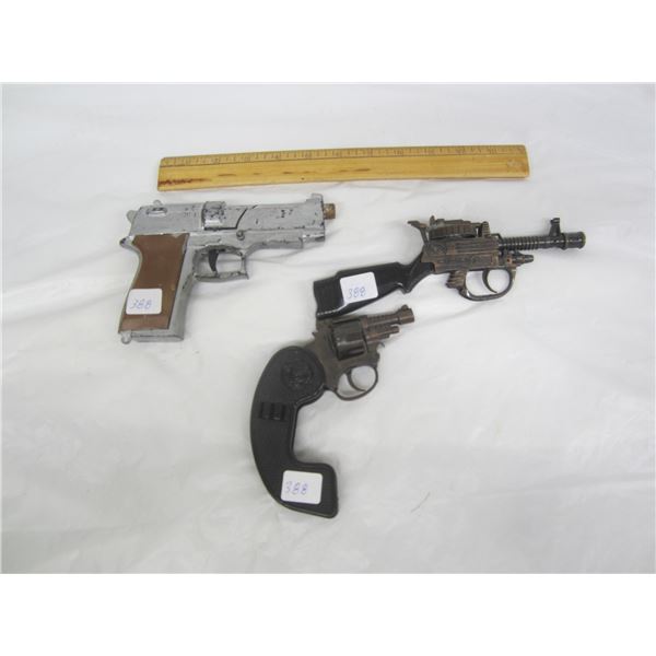 Lot of 3 Vintage Cap Guns