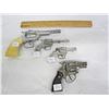 Lot of 4 Vintage Cap Guns