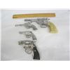 Image 2 : Lot of 4 Vintage Cap Guns