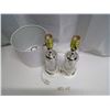 Image 2 : 2 lead crystal Lamps pinwheel