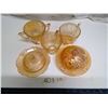 Image 2 : Iris and Herringbone cream and sugar, butter dish, lids- C&S