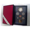 Image 2 : 1990 Proof Set. 7-coin set includes Silver Dollar that commemorates the 300th Anniversary of Hudson[