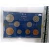 Image 1 : 1966 Royal Mint Coinage of Great Britain Mint Set. 8-coin set from half penny to half crown. Housed 