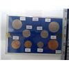 Image 2 : 1966 Royal Mint Coinage of Great Britain Mint Set. 8-coin set from half penny to half crown. Housed 