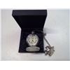 Image 3 : Royal Canadian Legion Pocket Watch celebrating the 1945 Victory of World War II. Suisse Quartz with 