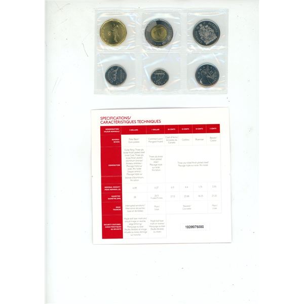 2017 Proof Like Set. 6-coin set.