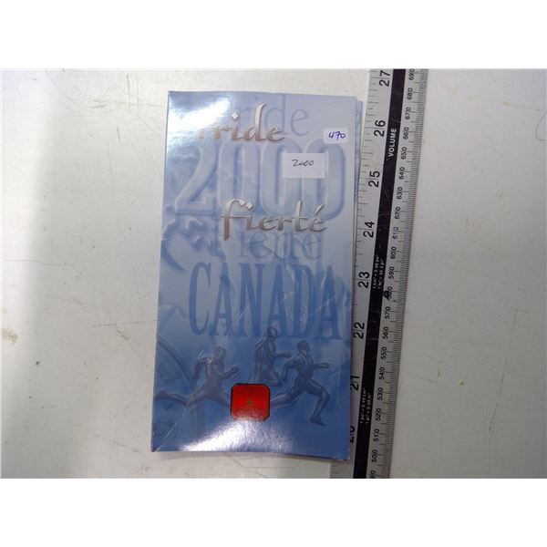2000 Colourized Pride 25 Cents. Housed in its original RCM folder.