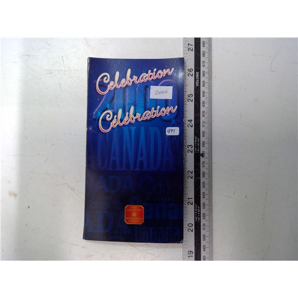2000 Colourized Celebration 25 Cents. Housed in its original RCM folder.