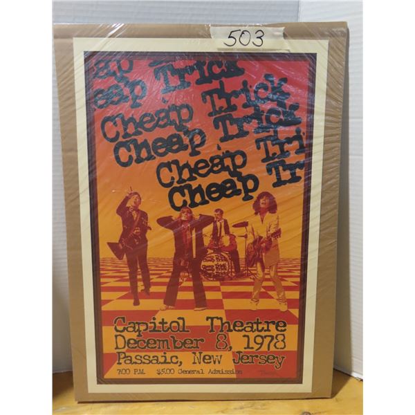 Cheap trick concert poster