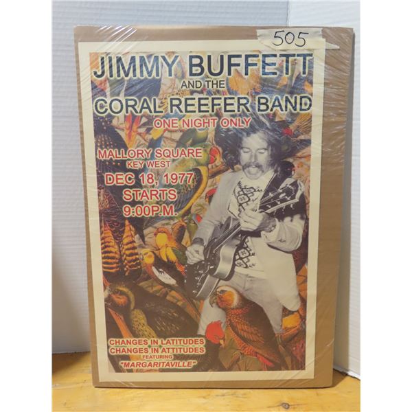 jimmy buffett concert poster