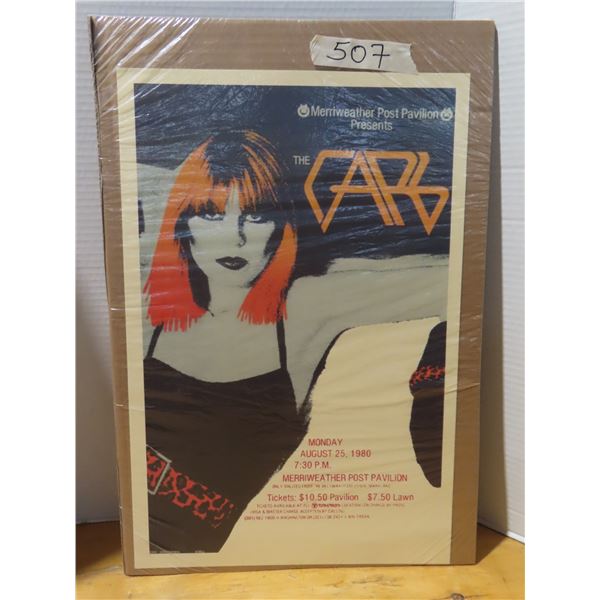 The cars concert poster