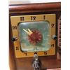Image 3 : old wooden radio clock (automatic)-13"X8"x5"