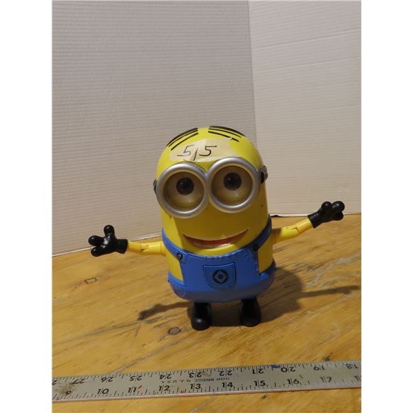 8" despicable me toy (working )