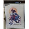 Image 2 : 2 large Framed norman rockwell prints-22"x28"