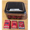 Image 1 : Red rose tea tin & 3 spice tins