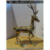 Image 1 : Large brass deer