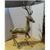 Image 2 : Large brass deer
