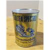 Image 2 : 2 golden spectro oil tins snow moblie and motorcycle -full