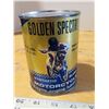 Image 3 : 2 golden spectro oil tins snow moblie and motorcycle -full