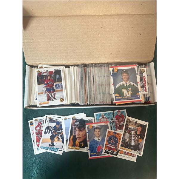 Box of Assorted Hockey Cards