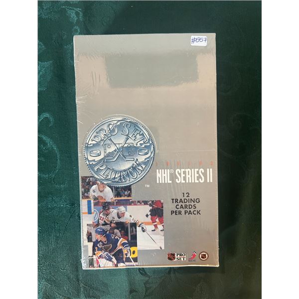 1991-92 Pro-Set Platinum Series II Factory Sealed Hocky Box