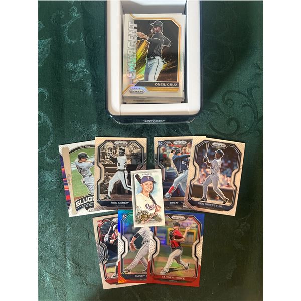 Tin of Assorted Baseball Cards