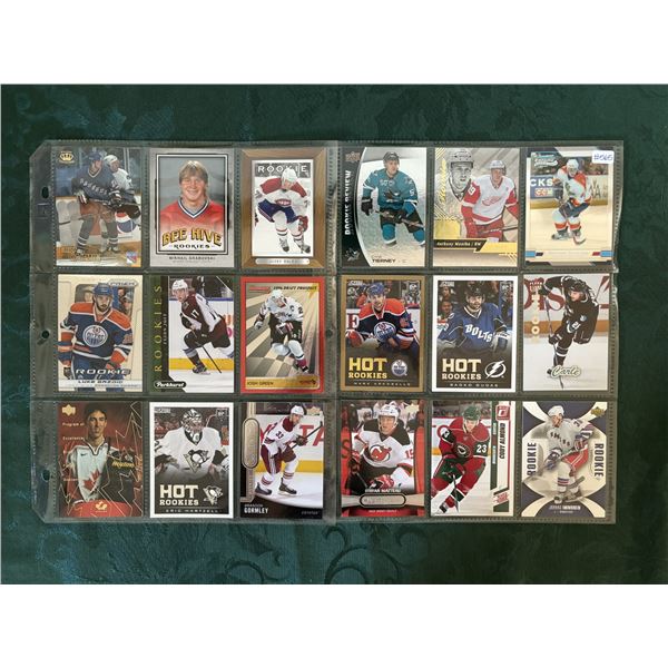 Rookie Cards - 2 Sheets (18 Cards)