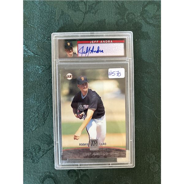 2001 Topps Reserve - Jeff Arndra - Rooked Card - Graded Near Mint