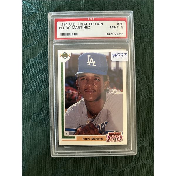 1991 Upper Deck - Pedro Martinez - Rookie Card - Graded PSA 9