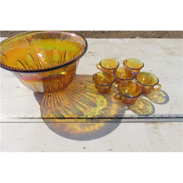 Incomplete Set of Carnival Glass