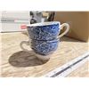 Image 4 : Lot of 6 Blue Painted Mugs/Cups