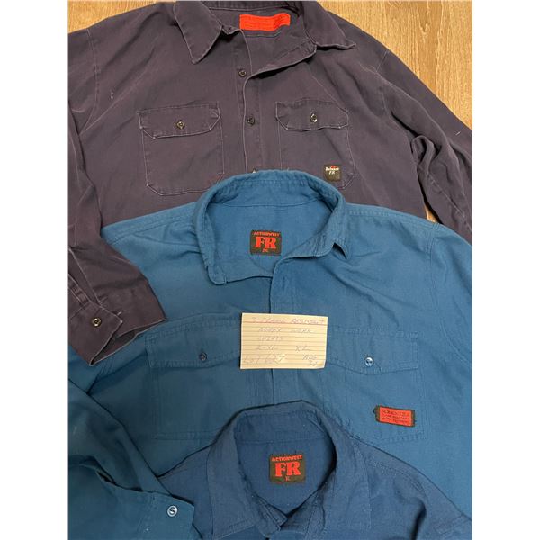 3 XL Flame Resistant Work Shirts