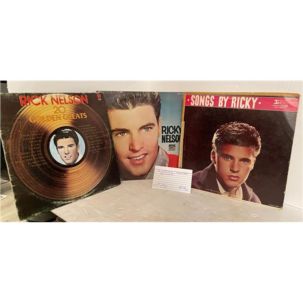 3 Ricky Nelson Records
