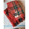Image 1 : "Earl-Wood Travel Rug" Plaid Wool Blanket 68x58"