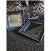 Image 1 : Two 10" x 10" Square Framed Mirrors