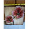 Image 3 : Approximately 16" x 16" Metal Flower Wall Picture