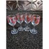 Image 4 : Four Stemmed Ukraine Shot Glasses, Six 4" Glasses and Three Tiered Picture