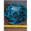 Image 1 : Beautiful Blue Mosaic Bowl approx. 11"