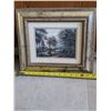 Image 2 : Two Framed Cottage Prints approx. 12" x 14"