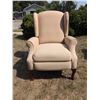 Image 1 : Queen Anne Wing Back Recliner 26" Wide x 35" Deep (55" Deep fully reclined) 40" High