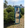 Image 1 : 15" Wide x 51" High Blue Framed Mirror
