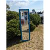 Image 2 : 15" Wide x 51" High Blue Framed Mirror